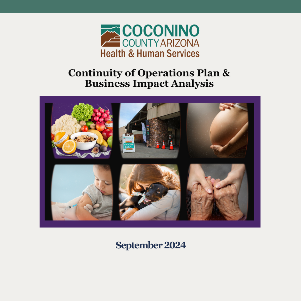 Coconino County Health and Human Services Continuity of Operations Plan & Business Impact Analysis Case Study