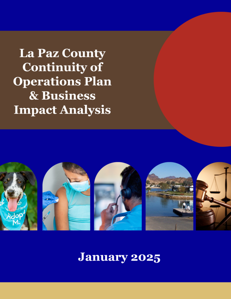 La Paz County Continuity of Operations Plan & Business Impact Analysis